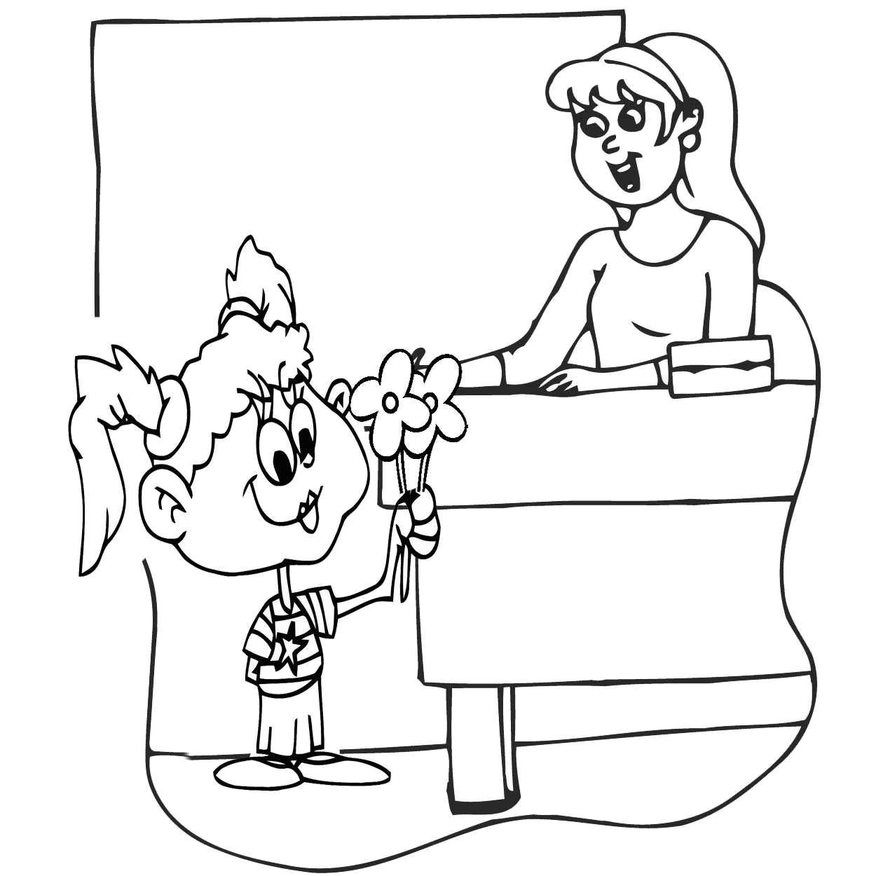 Girl Teacher Coloring Pages
 Teacher Coloring Pages Best Coloring Pages For Kids