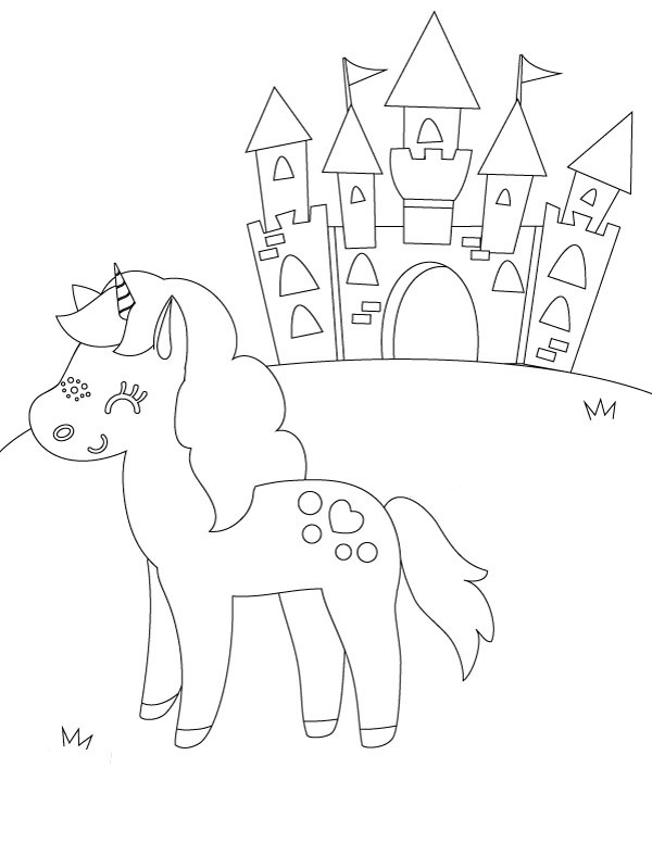 Girl Unicorn Coloring Pages
 5 Printable Unicorn Coloring Pages Every Little Girl Wants