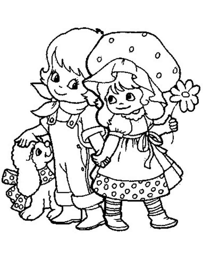 Girls And Boys Envy Pages Coloring
 Girl and boy coloring pages to and print for free