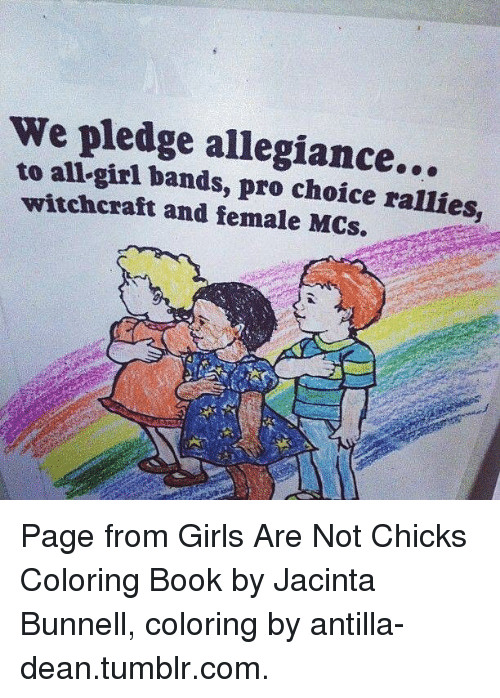 Girls Are Not Chicks Coloring Book
 25 Best Memes About Girls Band