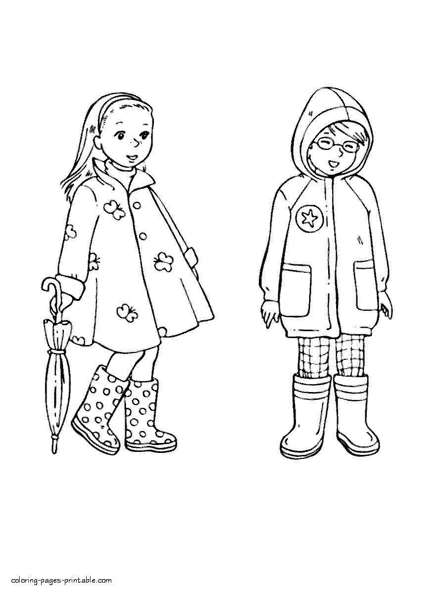 Girls Clothes Coloring Pages
 Spring clothing coloring pages COLORING PAGES PRINTABLE