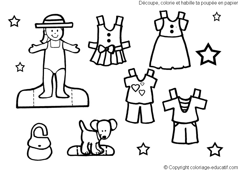 Girls Clothes Coloring Pages
 Dress coloring pages 2