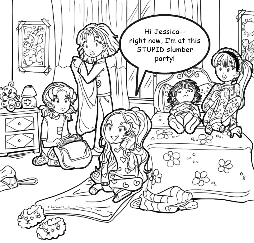 Girls Coling You Names Coloring Pages
 HOW MACKENZIE MADE THE SLEEPOVER MISERABLE – Dork Diaries