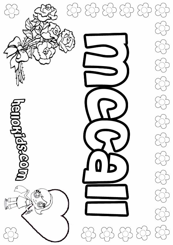 Girls Coling You Names Coloring Pages
 Mc call coloring pages Hellokids