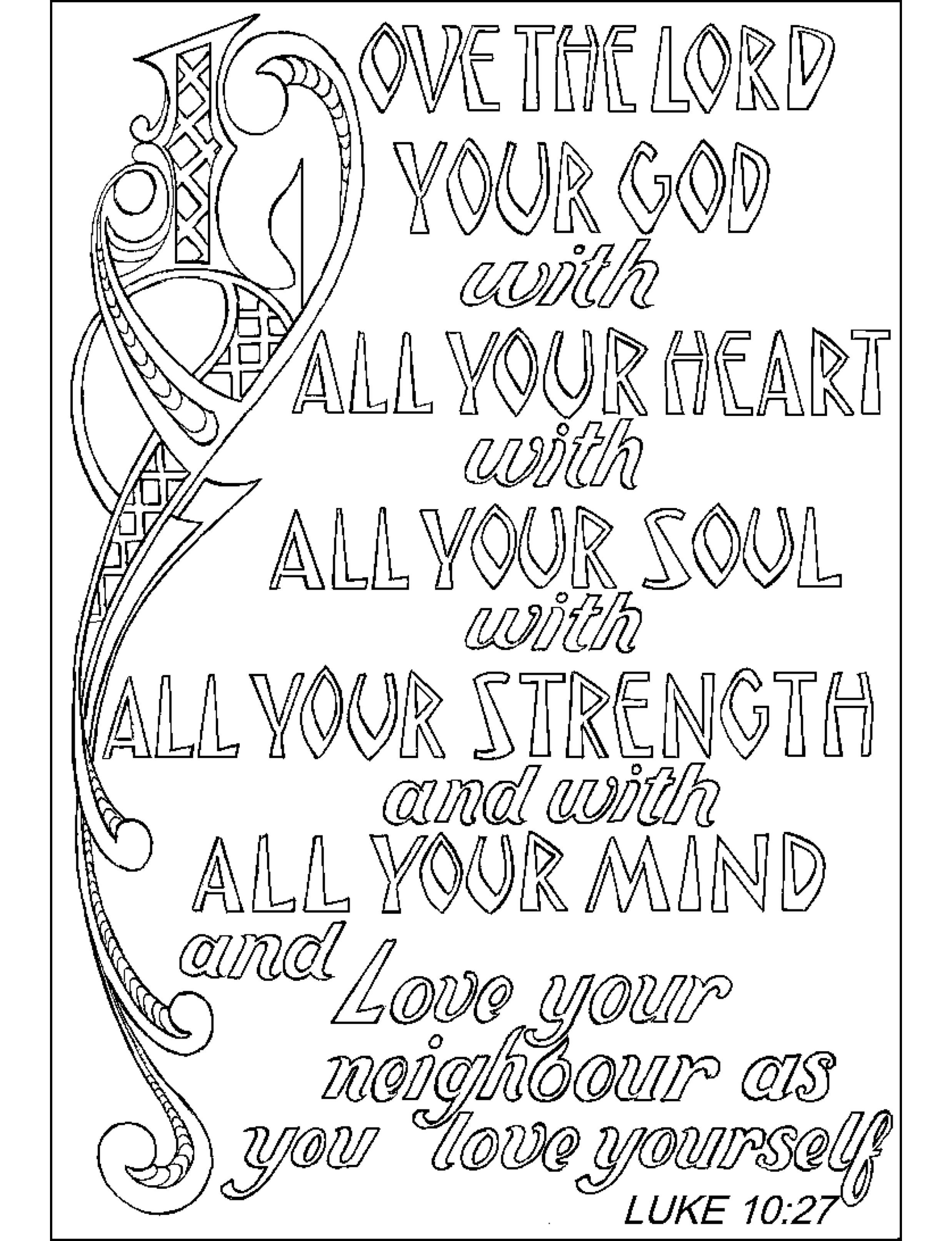 Girls Coling You Names Coloring Pages
 Bible Quote Coloring Pages Coloring Home
