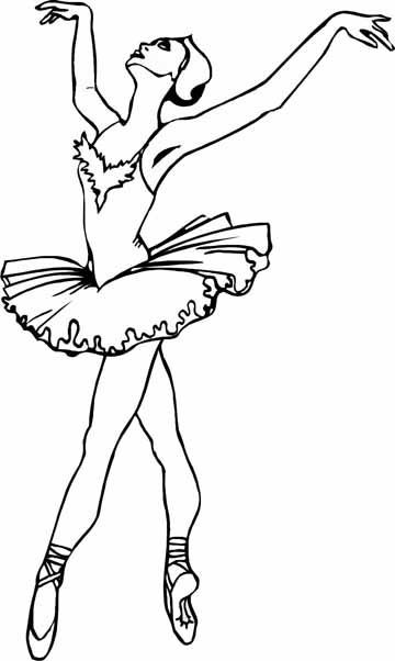 Girls Dancing Coloring Pages
 Free Printable Ballerina Colouring PagesJlongok Printable