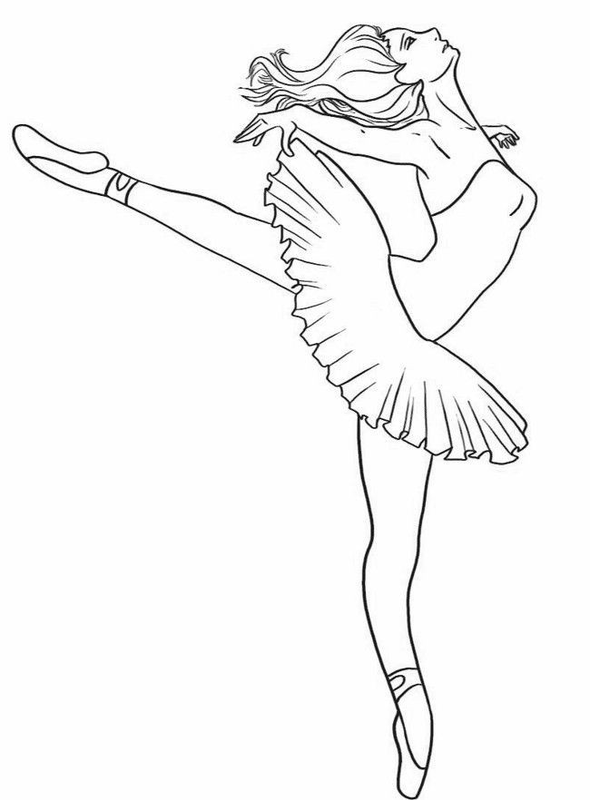 Girls Dancing Coloring Pages
 Related Ballet Girl Coloring Page Printable