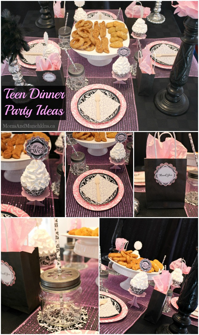 Girls Dinner Party Ideas
 Teen Dinner Party Ideas Moms & Munchkins
