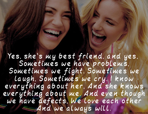 Girls Friendship Quotes
 Quotes About Best Friends Girl QuotesGram