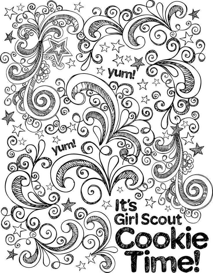 Girls Scout Cookie Coloring Pages
 50 best images about Girl Scout Coloring Pages on