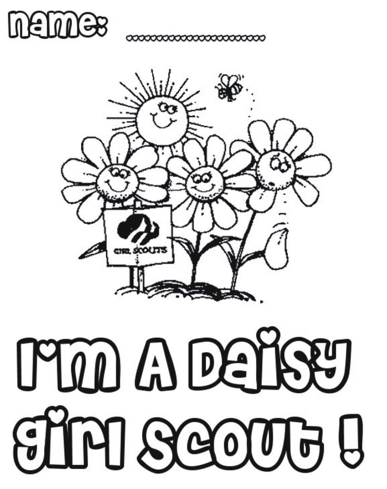 Girls Scout Daisy Coloring Pages
 Troop Leader Mom Getting Started with Girl Scout Daisies