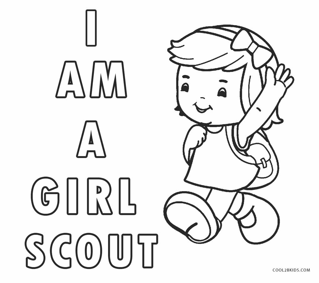 Girls Scout Daisy Coloring Pages
 Free Printable Girl Scout Coloring Pages For Kids