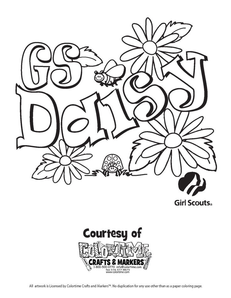 Girls Scout Law Coloring Pages
 17 Best images about Girl Scout Daisy on Pinterest