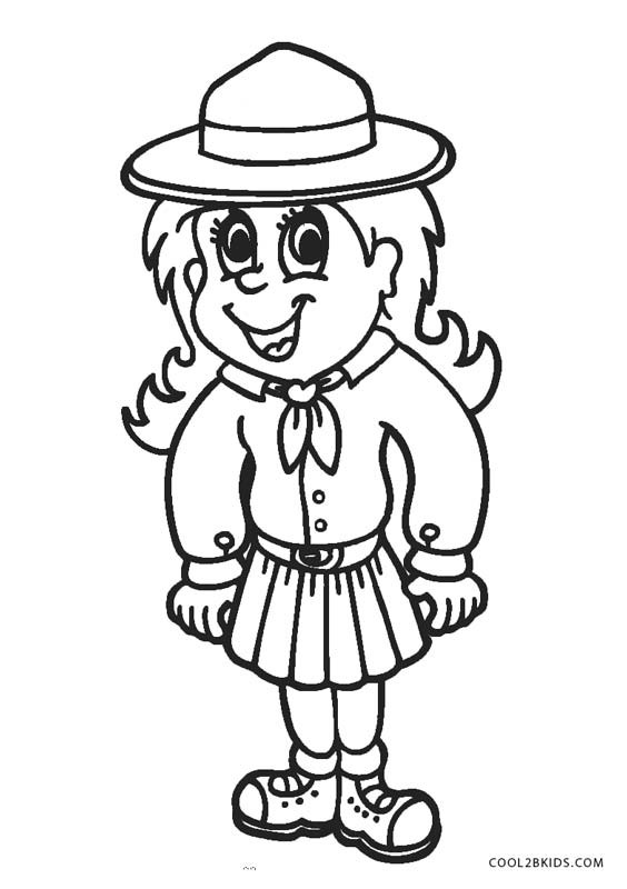 Girls Scout Law Coloring Pages
 Free Printable Girl Scout Coloring Pages For Kids