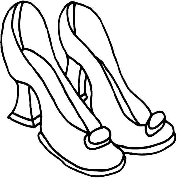 Girls Shoes Coloring Pages
 KidPrintables Coloring Pages