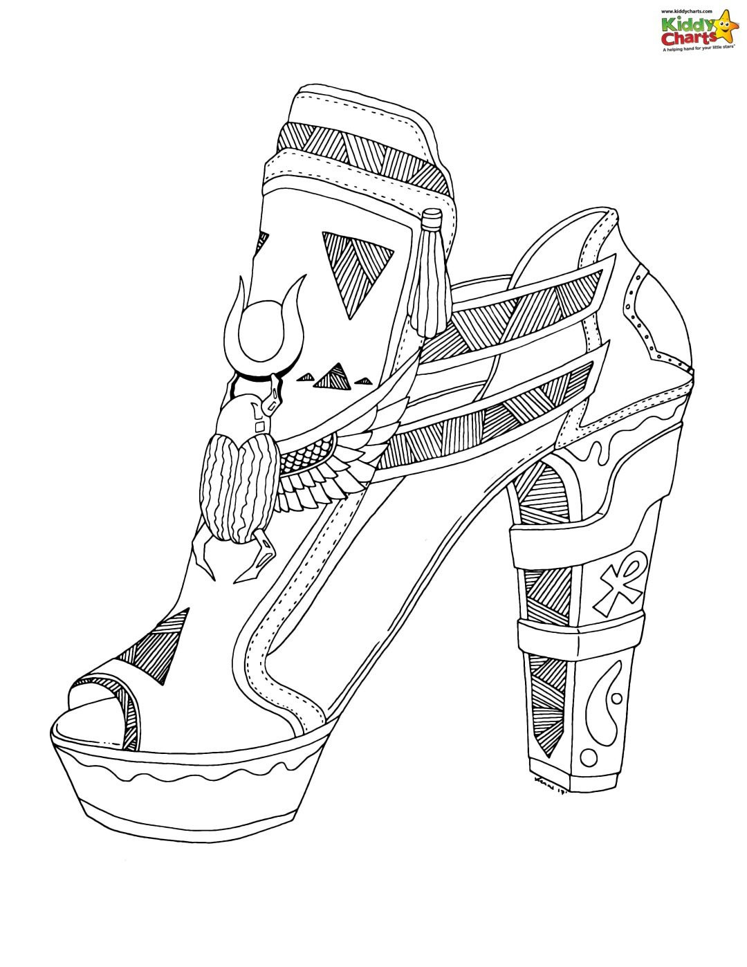 Girls Shoes Coloring Pages
 Reward Charts Behaviour Charts Sticker Charts