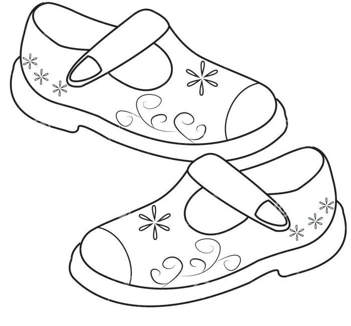 Girls Shoes Coloring Pages
 Girls Shoes Coloring Pages Beautiful Coloring Girls Shoes