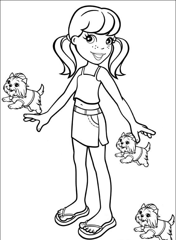 Girlsgogames Coloring Pages
 Little Girl Line Drawing at GetDrawings