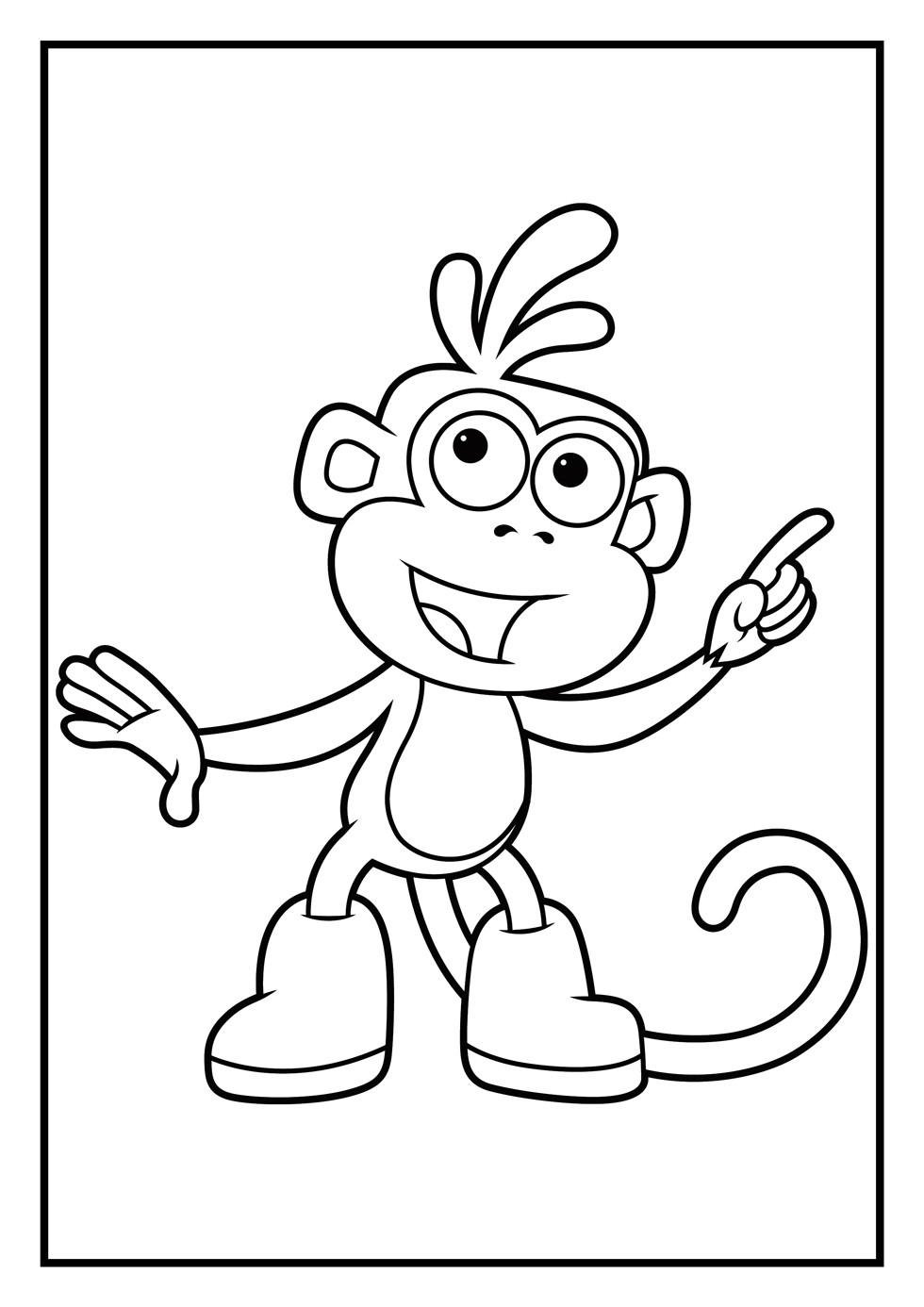 Girlsgogames Coloring Pages
 Dora go boots coloring pages