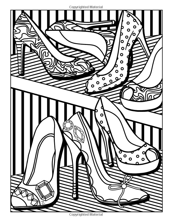 Girly Adult Coloring Book Pages
 Girl Stuff 24 Totally Girly Coloring Pages Dani Kates