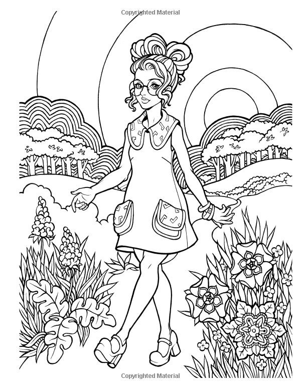 Top 25 Girly Adult Coloring Book Pages - Home Inspiration and Ideas
