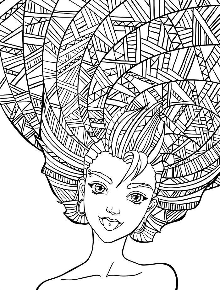 Top 25 Girly Adult Coloring Book Pages - Home Inspiration and Ideas