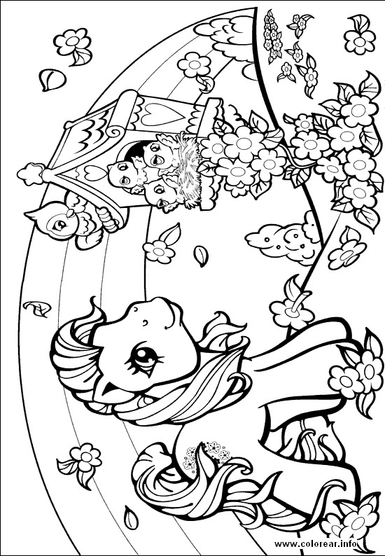 Girly Coloring Pages For Adults
 Girly coloring pages My Little Pony Barbie mermaid