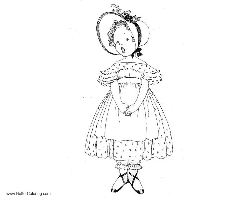 Girly Coloring Pages For Adults
 Vintage Girly Coloring Pages Free Printable Coloring Pages