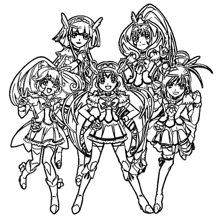 Glitter Force Coloring Pages Printable
 Glitter Force Coloring Page 131