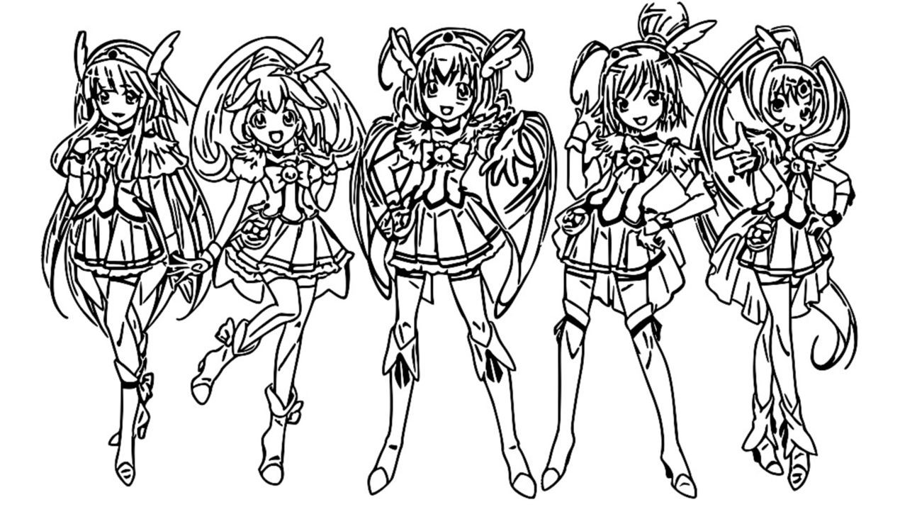 Glitter Force Coloring Pages Printable
 Pin by Hannah B on Coloring Sheets