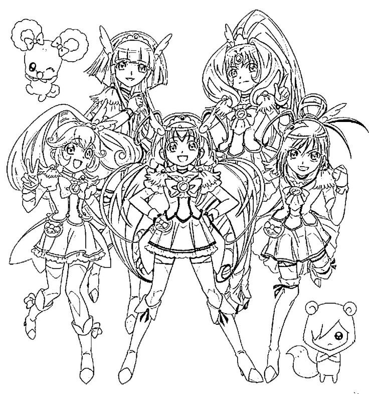 Glitter Force Coloring Pages Printable
 Glitter force Coloring Pages mostly custom