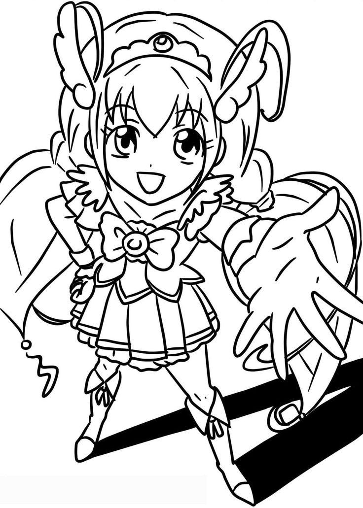 Glitter Force Coloring Pages Printable
 62 best precure images on Pinterest