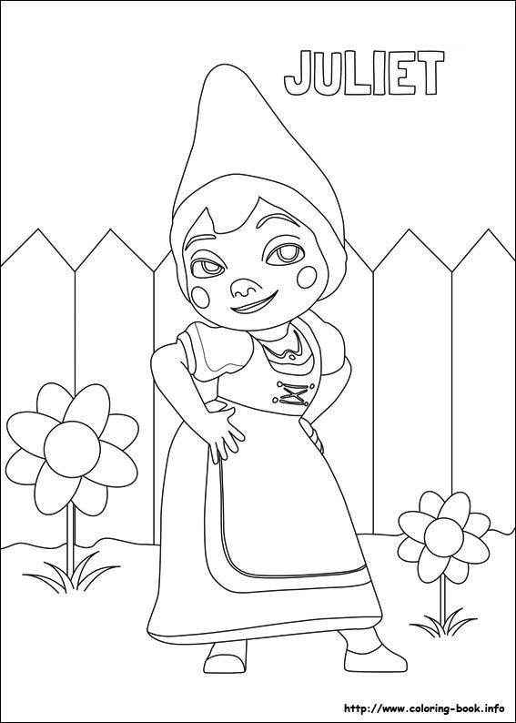 Gnome Coloring Pages Printable
 7 best Coloring Pages Gnomeo & Juliet images on