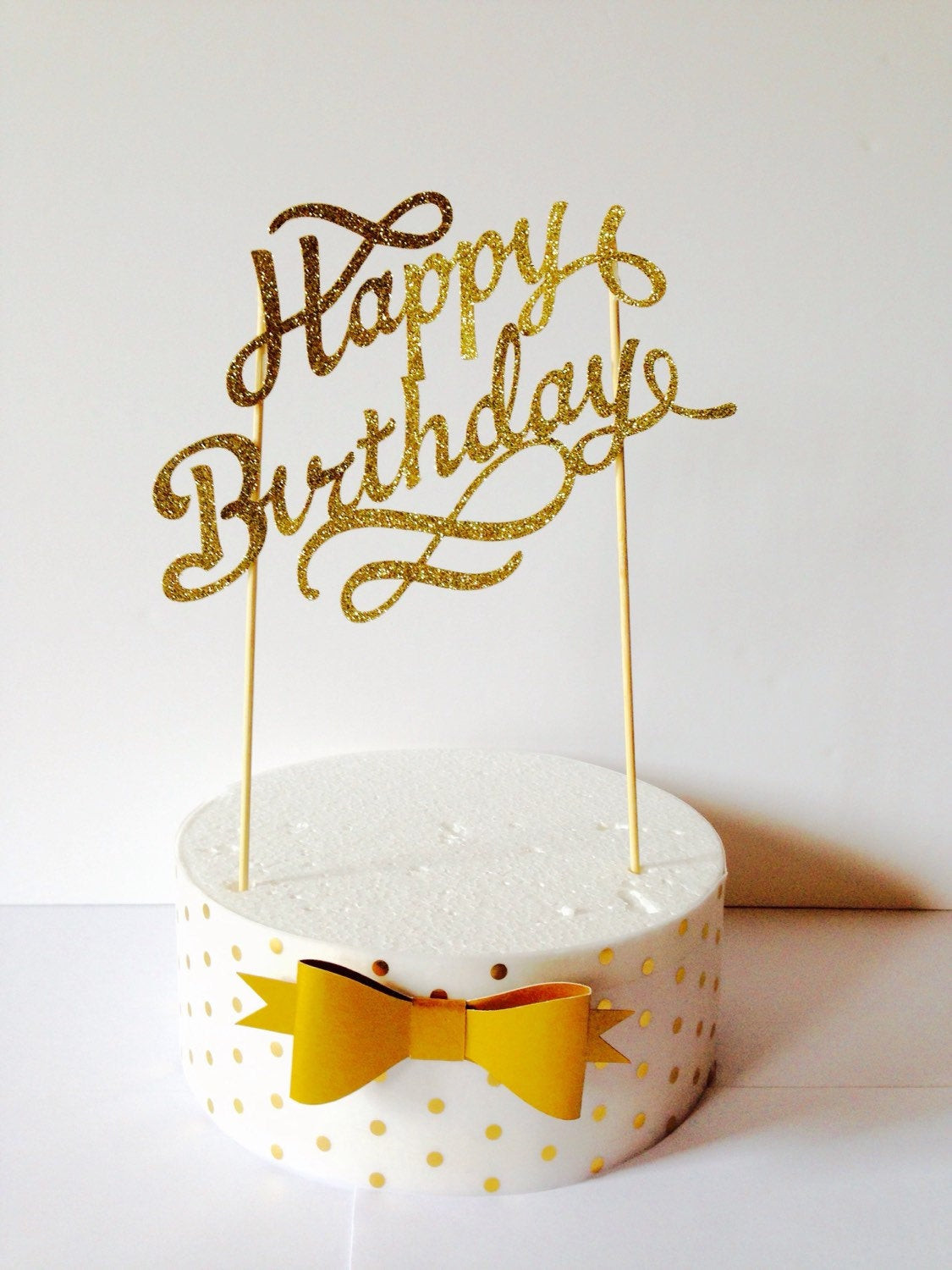 Gold Happy Birthday Cake Topper
 gold happy birthday cake topper fancy cake topper1st