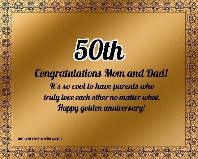 Golden Anniversary Quotes
 50th Anniversary Wishes Happy 50th Anniversary Quotes