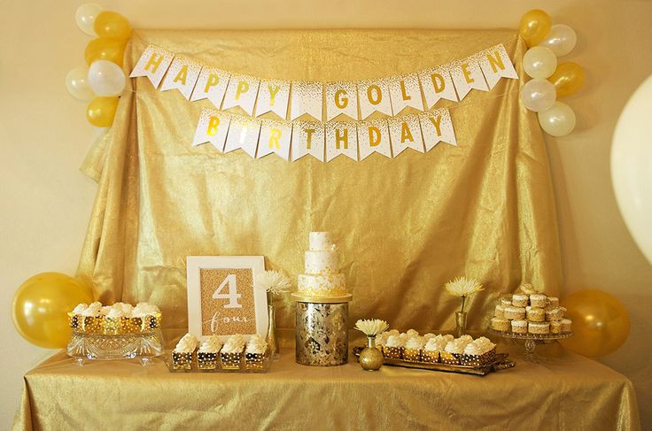 Golden Birthday Party Ideas
 Best 25 Golden birthday ts ideas on Pinterest