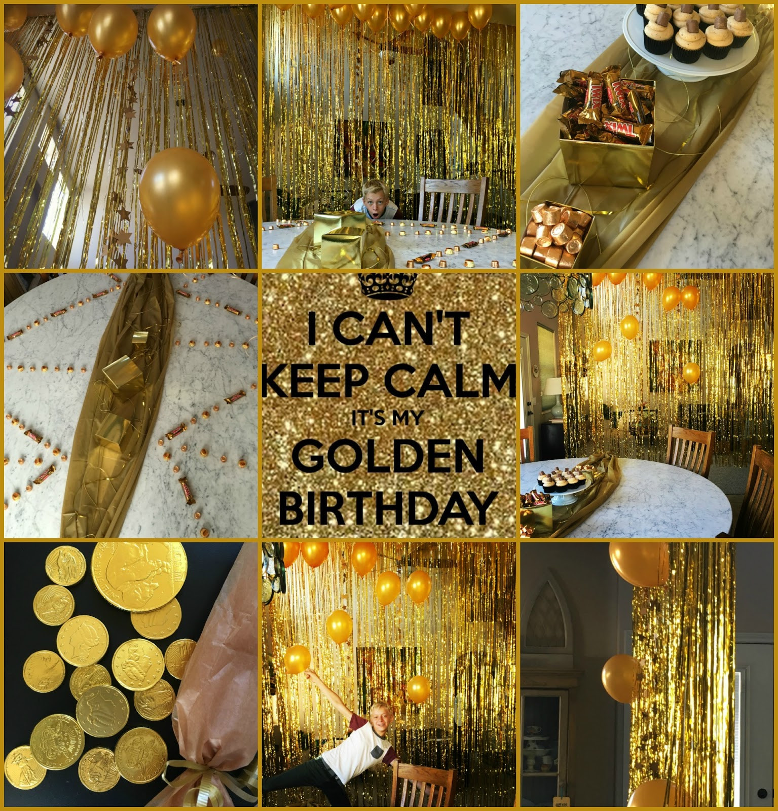 Golden Birthday Party Ideas
 Moore Minutes