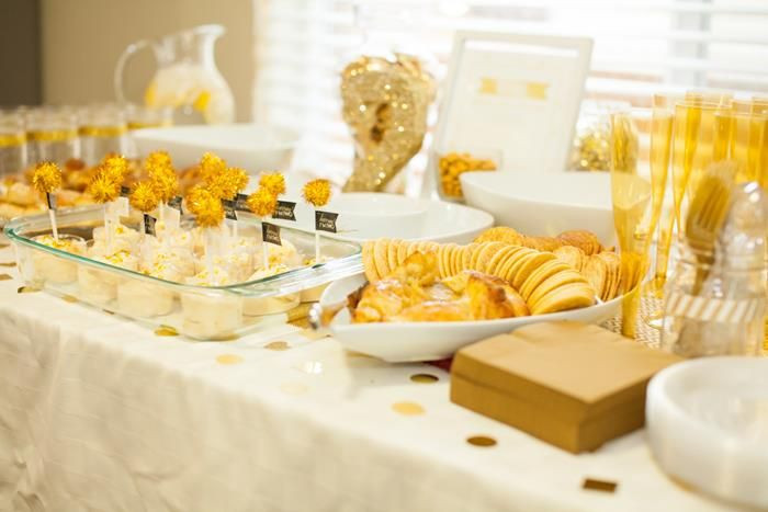 Golden Birthday Party Ideas
 Sparkle and Shine Golden Birthday Party with Really Cute