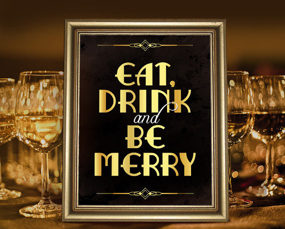 Good Christmas Party Ideas
 Christmas party decorations eat drink and be merry Great