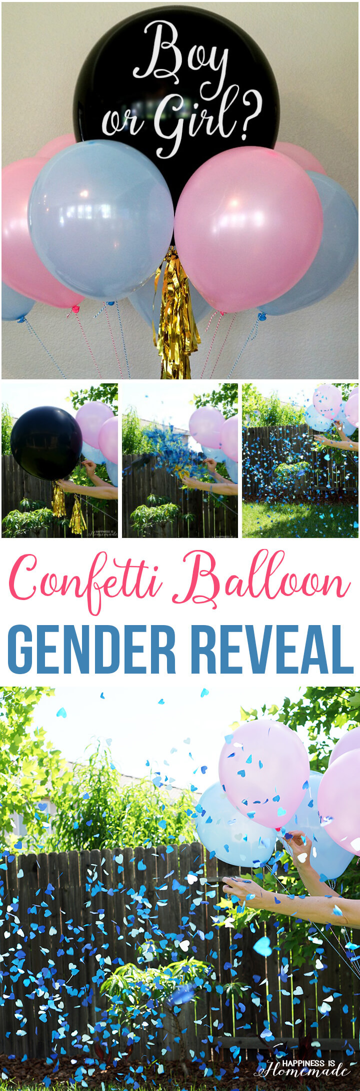 Good Ideas For A Gender Reveal Party
 Baby Gender Reveal Party Ideas Happiness is Homemade