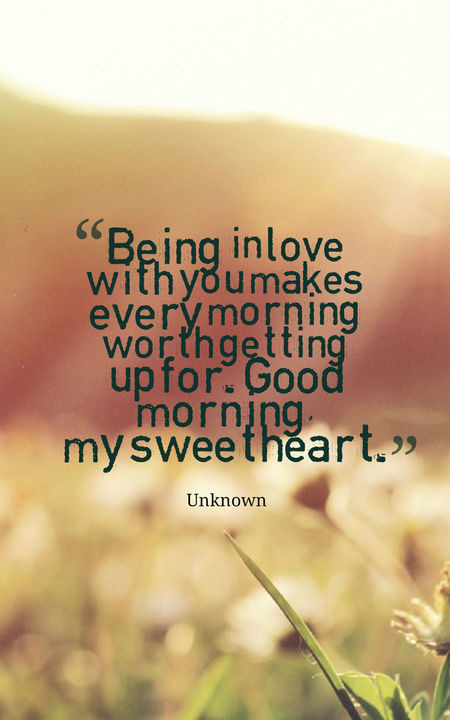Good Morning Romantic Quotes
 40 Cute Good Morning Quotes for Her