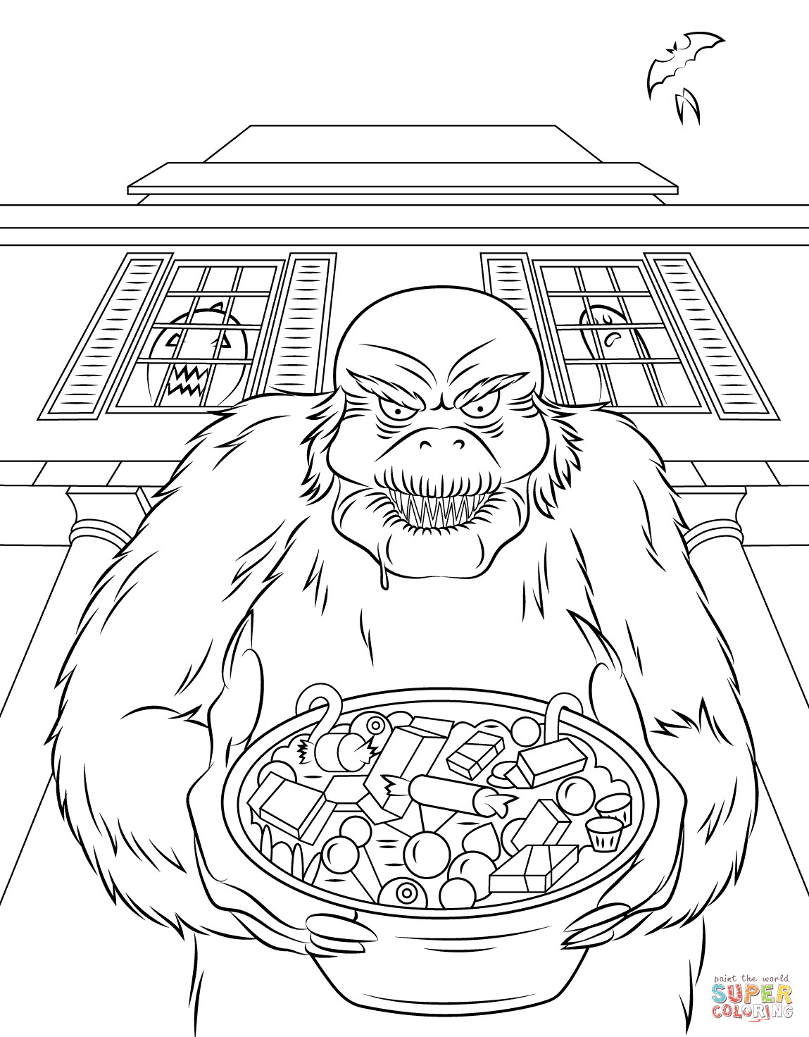 Goosebumps Coloring Pages Printable
 Goosebumps coloring page