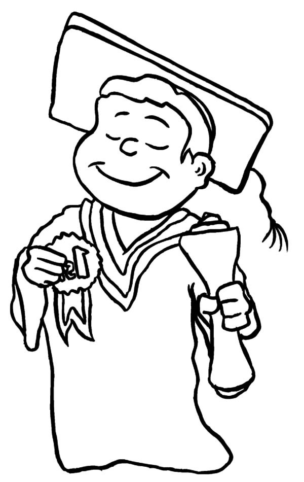 Graduation Coloring Pages For Boys
 Graduation Boy Tide Up His Clothes Coloring Pages