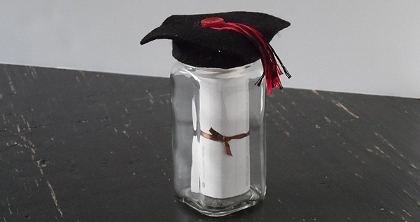 Graduation Craft Gift Ideas
 Make a Graduation Cap Gift Jar Crafts by Amanda