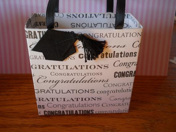 Graduation Gift Bag Ideas
 Items similar to Graduation t bag great for parties or