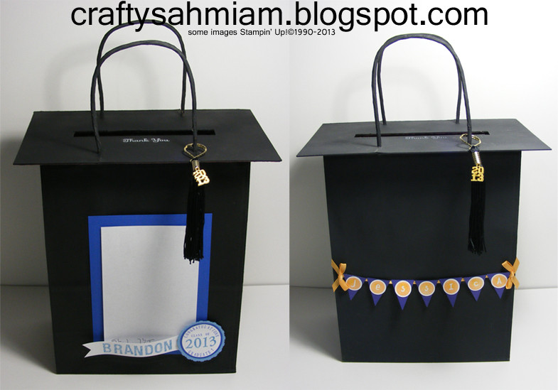 Graduation Gift Bag Ideas
 crafty sahm i am Graduation Cap Gift Bags