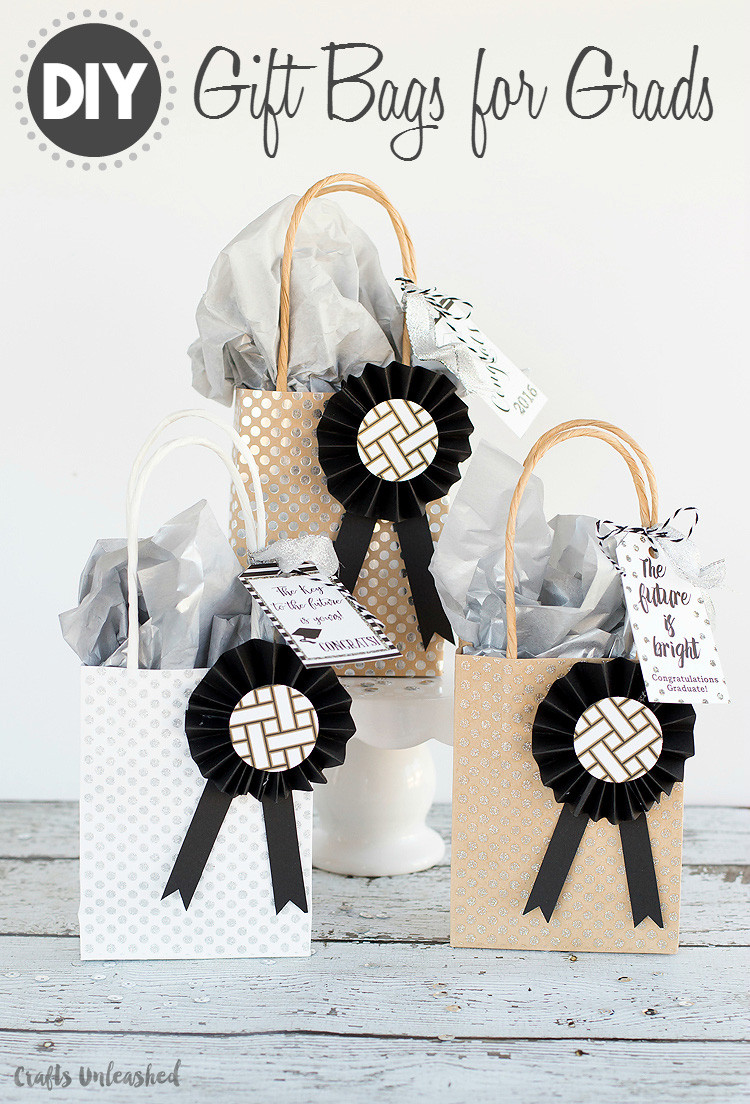 Graduation Gift Bag Ideas
 DIY Graduation Gift Bags Tutorial Consumer Crafts