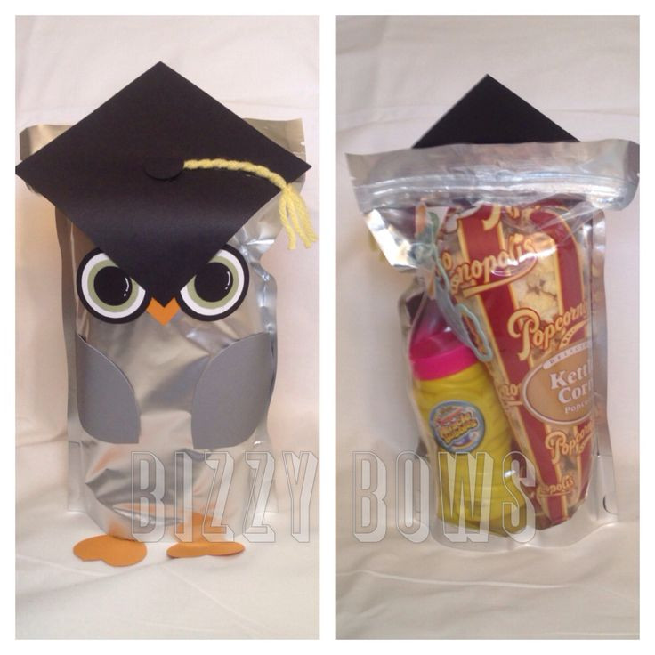 Graduation Gift Bag Ideas
 Cute owl preschool graduation goo bag