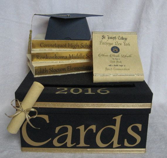 Graduation Gift Box Ideas
 Best 25 Graduation card boxes ideas on Pinterest