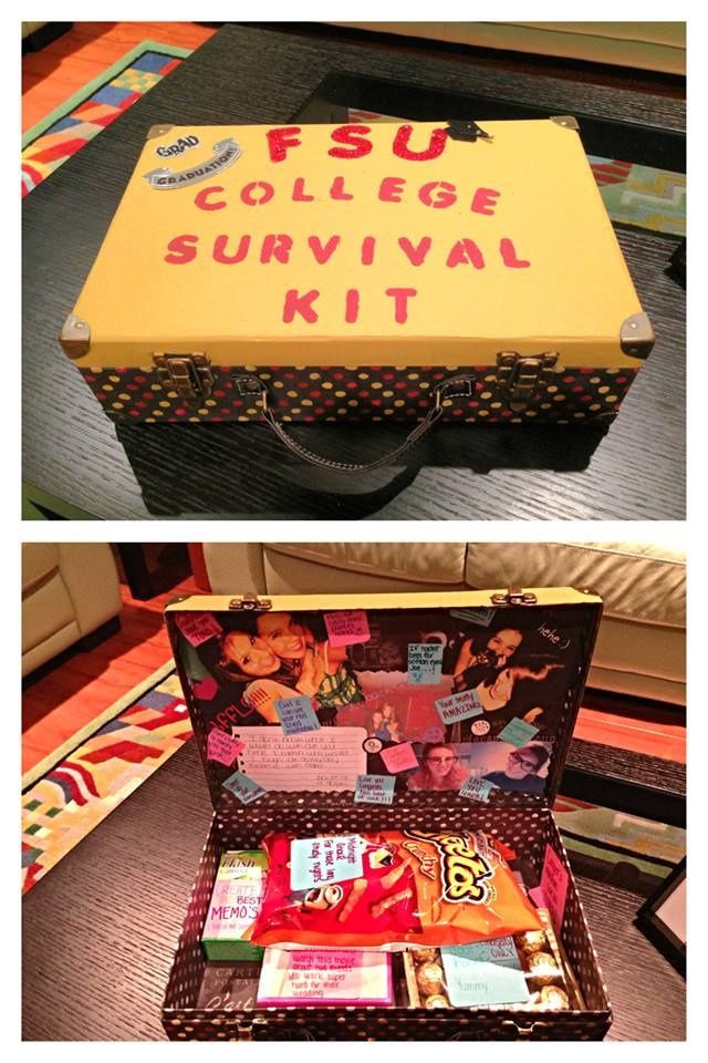 Graduation Gift Ideas For Best Friend
 This cute survival kit includes things like pictures food
